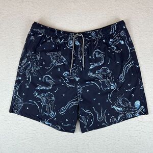 New‎ NWT Mens Peter Millar Blue Palm Tree Swim Suit Trunks Board Shorts Size XXL